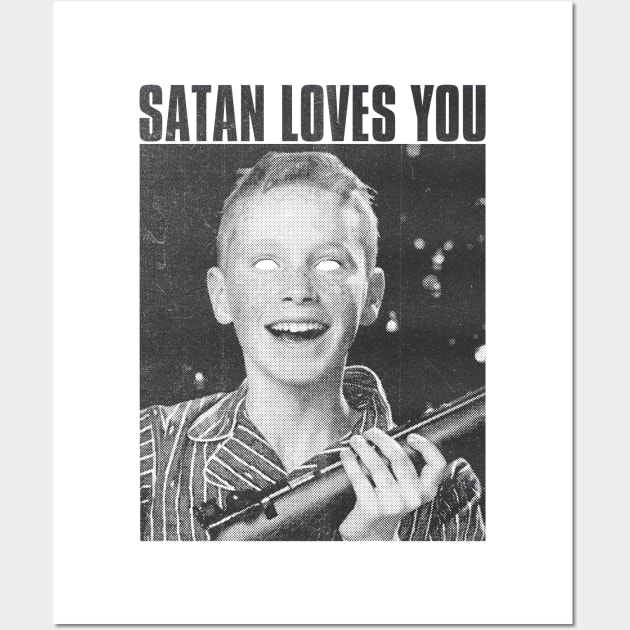 satan loves you Wall Art by psninetynine